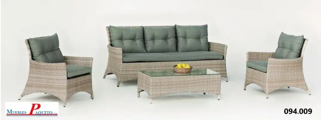 conjunto sofa-sillones mesa